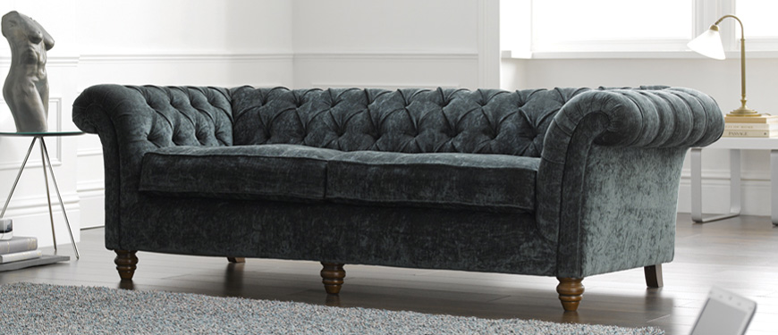 Create Restful Space - Velvet Sofa