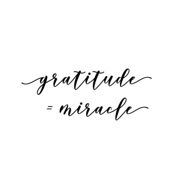 Starting my mornings with Gratitude